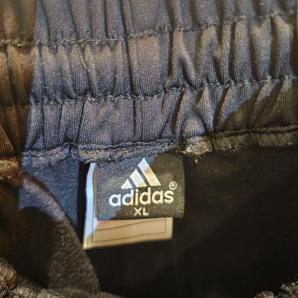 Adidas Tracksuit (Top and Bottom) Zip-Front Bomber-style Jacket w/Zip Pockets - Picture 13 of 14